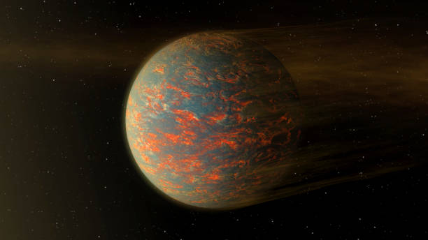 An image that shows exoplanet 55 Cancri e.