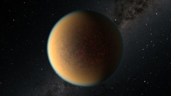 An artist’s impression of Gliese 1132b exoplanet