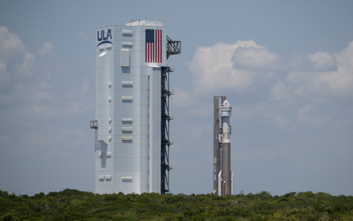 Boeing’s Starliner spacecraft atop the United Launch Alliance Atlas V rocket