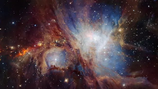 Deep view of the Orion Nebula,
