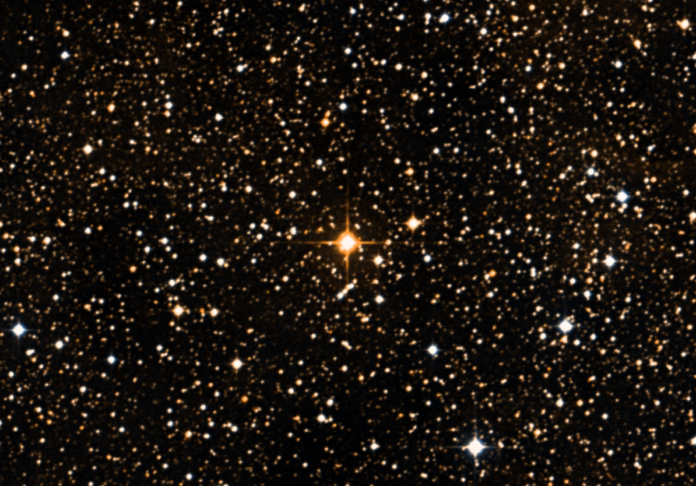 A zoomed in picture of UY Scuti star
